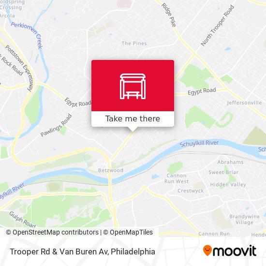 Trooper Rd & Van Buren Av map