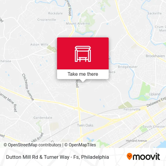 Dutton Mill Rd & Turner Way - Fs map
