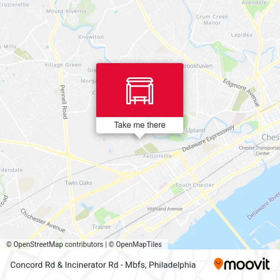 Concord Rd & Incinerator Rd - Mbfs map