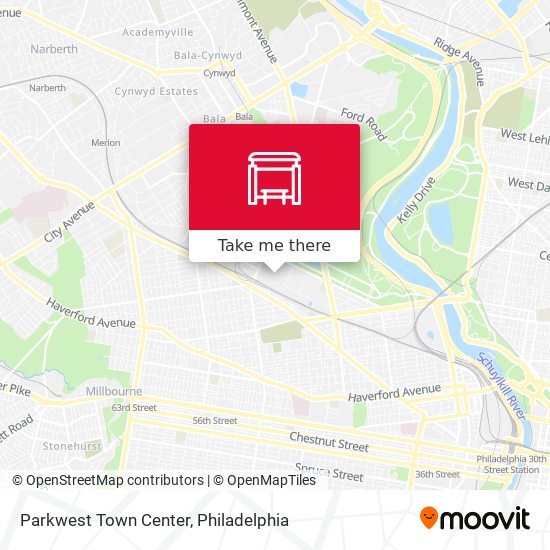 Parkwest Town Center map