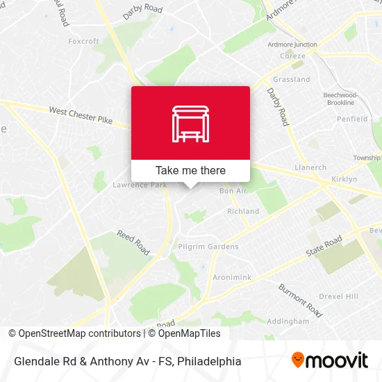 Glendale Rd & Anthony Av - FS map