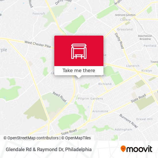 Mapa de Glendale Rd & Raymond Dr