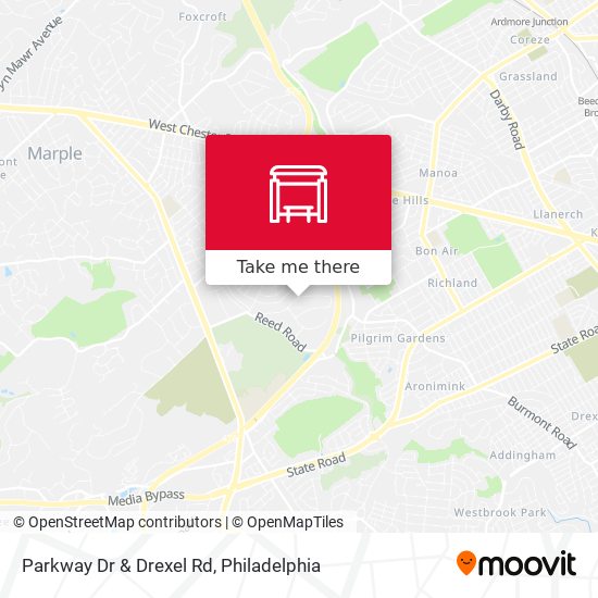 Parkway Dr & Drexel Rd map