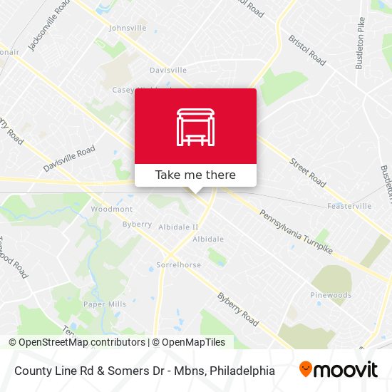 Mapa de County Line Rd & Somers Dr - Mbns