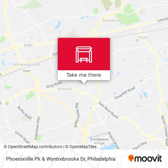 Mapa de Phoenixville Pk & Wyntrebrooke Dr