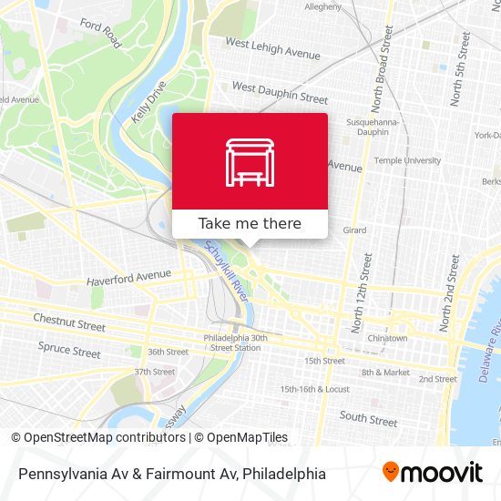 Mapa de Pennsylvania Av & Fairmount Av