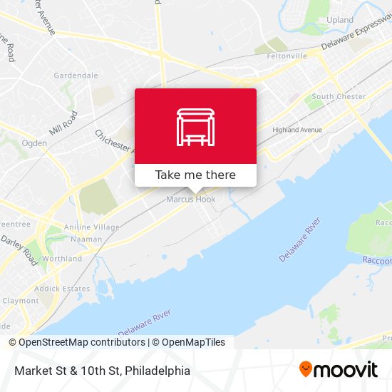 Mapa de Market St & 10th St