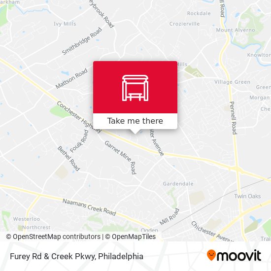 Furey Rd & Creek Pkwy map