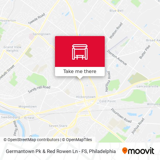Germantown Pk & Red Rowen Ln - FS map