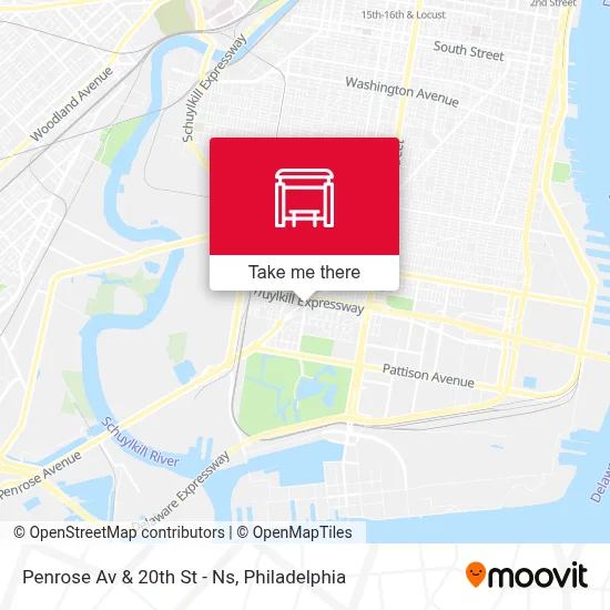 Penrose Av & 20th St - Ns map