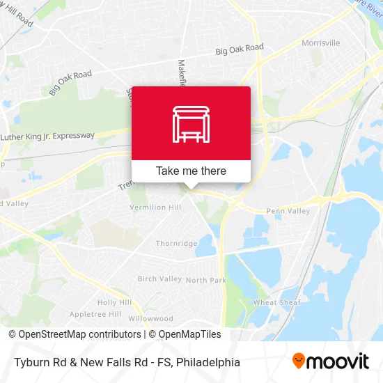 Tyburn Rd & New Falls Rd - FS map
