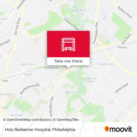 Mapa de Holy Redeemer Hospital