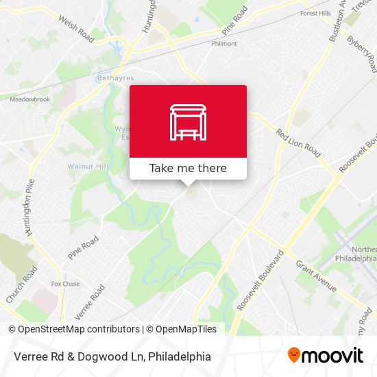 Verree Rd & Dogwood Ln map