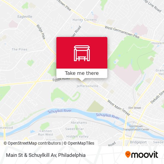 Main St & Schuylkill Av map