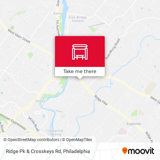 Mapa de Ridge Pk & Crosskeys Rd