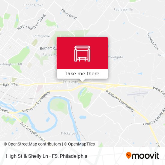Mapa de High St & Shelly Ln - FS