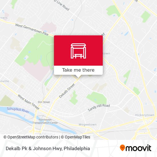 Dekalb Pk & Johnson Hwy map