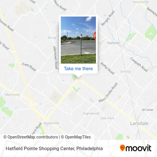Hatfield Pointe Shopping Center map
