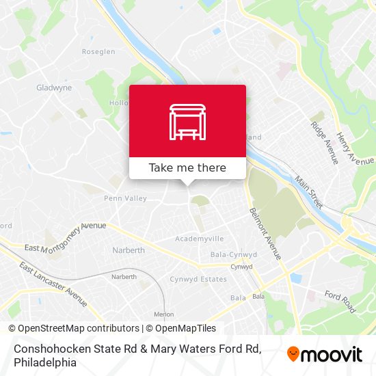 Conshohocken State Rd & Mary Waters Ford Rd map