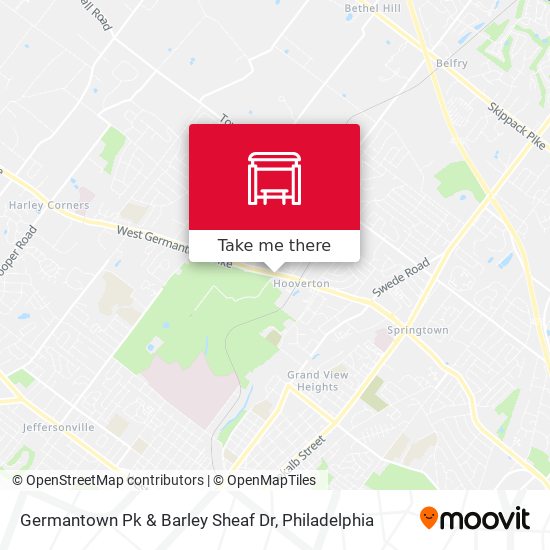 Germantown Pk & Barley Sheaf Dr map