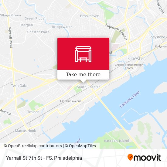 Mapa de Yarnall St 7th St - FS