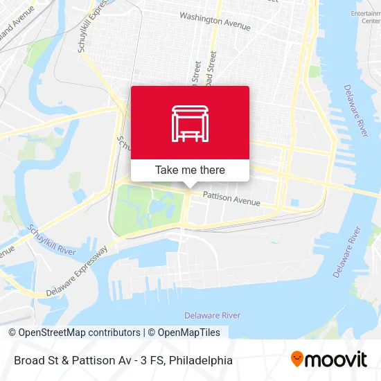 Broad St & Pattison Av - 3 FS map