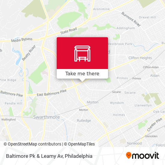 Mapa de Baltimore Pk & Leamy Av