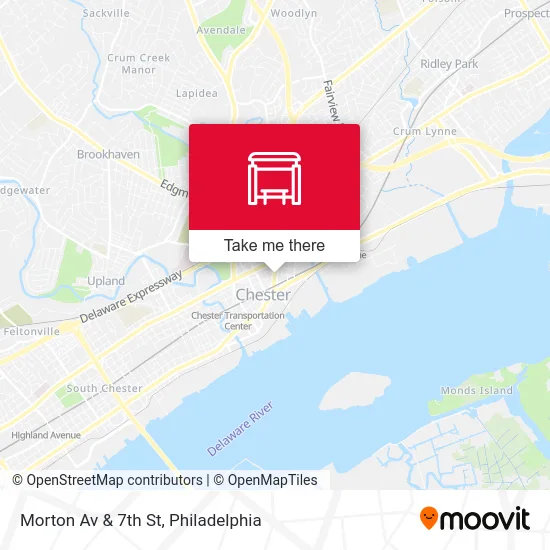 Morton Av & 7th St map