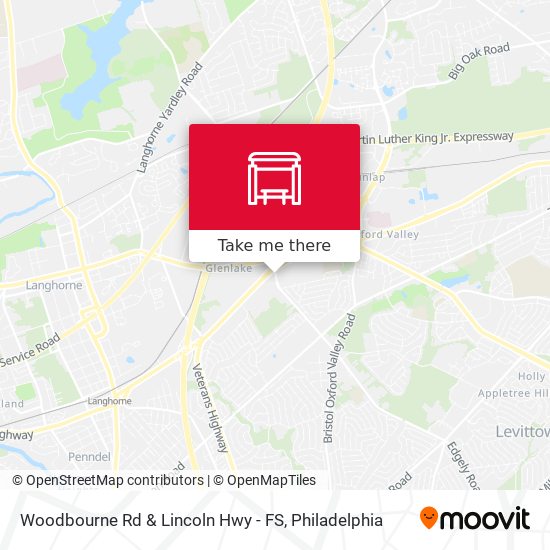 Woodbourne Rd & Lincoln Hwy - FS map