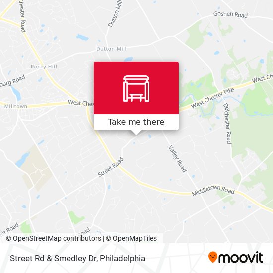 Street Rd & Smedley Dr map