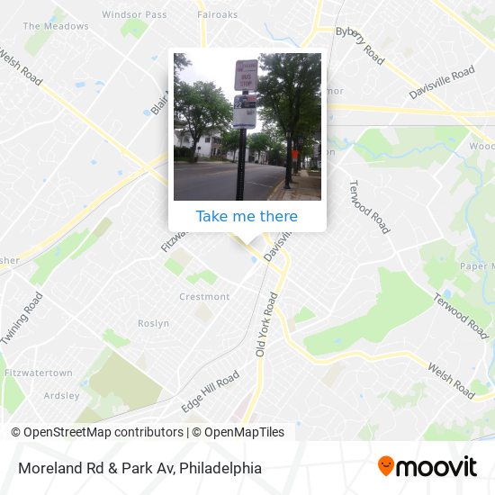 Mapa de Moreland Rd & Park Av