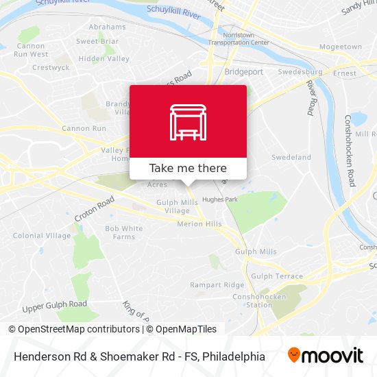 Mapa de Henderson Rd & Shoemaker Rd - FS