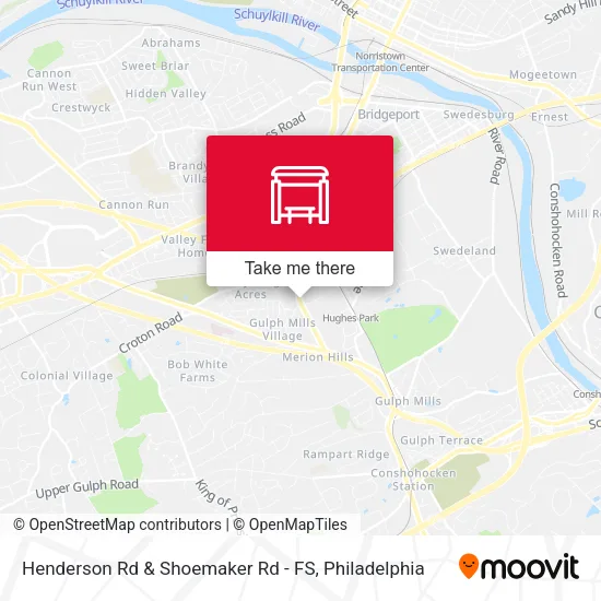 Henderson Rd & Shoemaker Rd - FS map