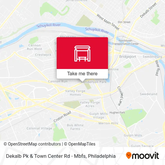 Dekalb Pk & Town Center Rd - Mbfs map