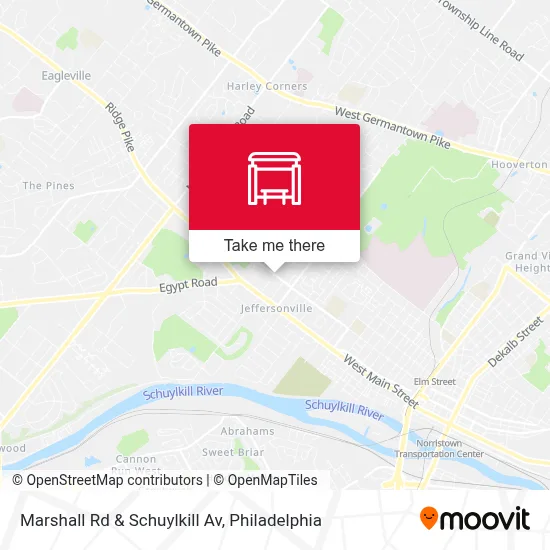 Marshall Rd & Schuylkill Av map