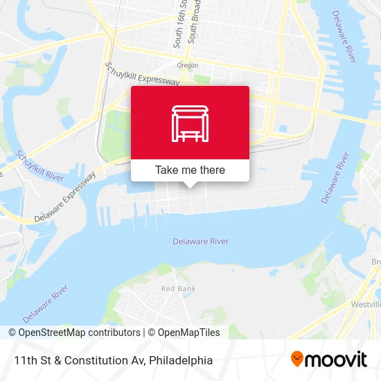 11th St & Constitution Av map