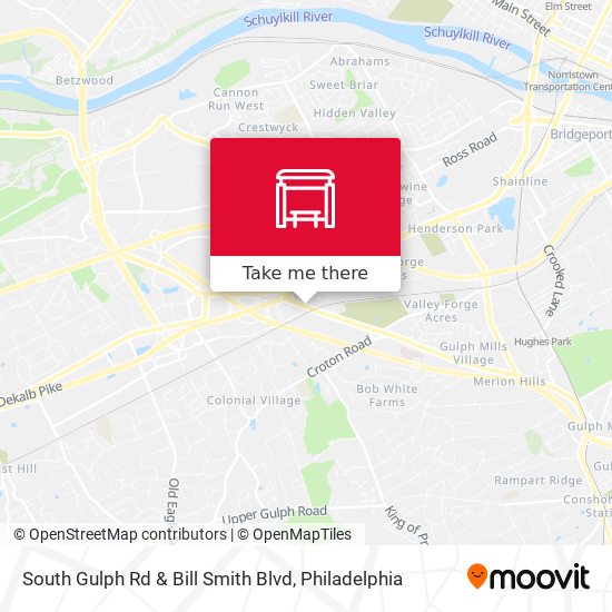 South Gulph Rd & Bill Smith Blvd map