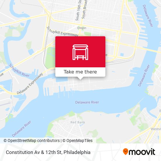 Mapa de Constitution Av & 12th St