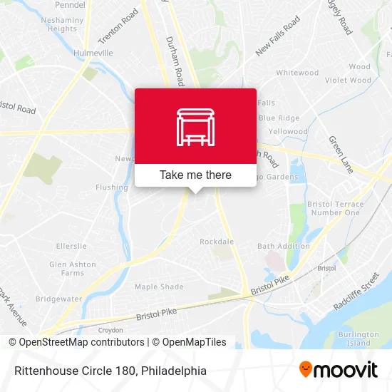 Rittenhouse Circle 180 map