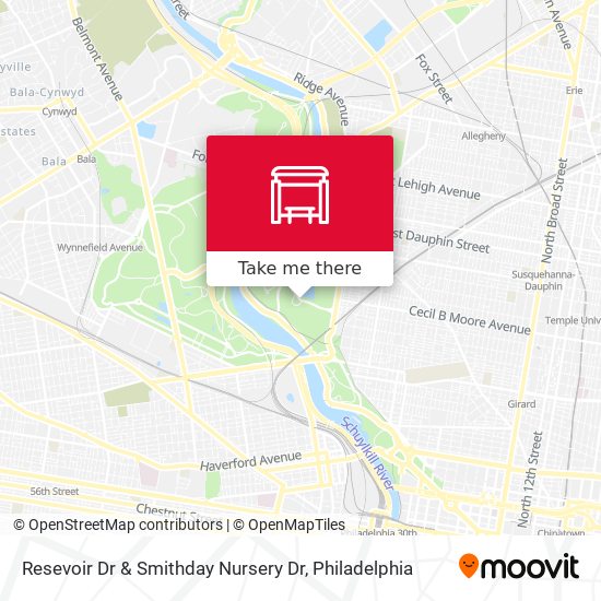 Mapa de Resevoir Dr & Smithday Nursery Dr