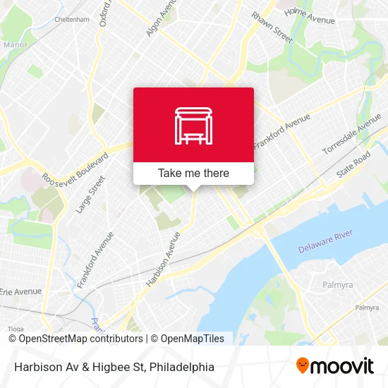 Harbison Av & Higbee St map