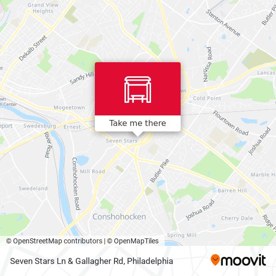 Seven Stars Ln & Gallagher Rd map