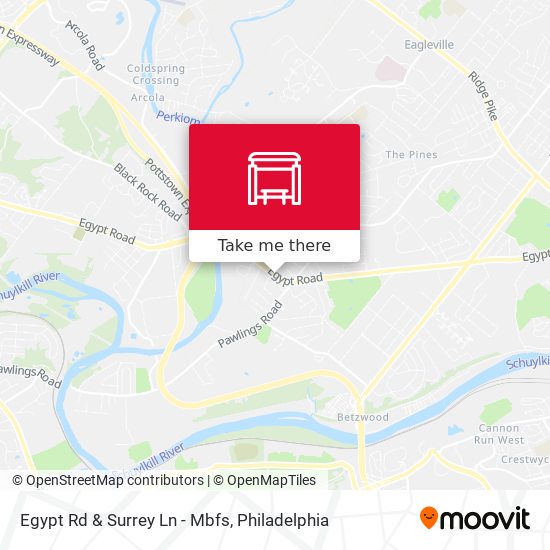 Egypt Rd & Surrey Ln - Mbfs map