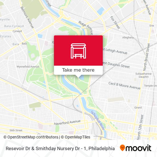 Resevoir Dr & Smithday Nursery Dr - 1 map
