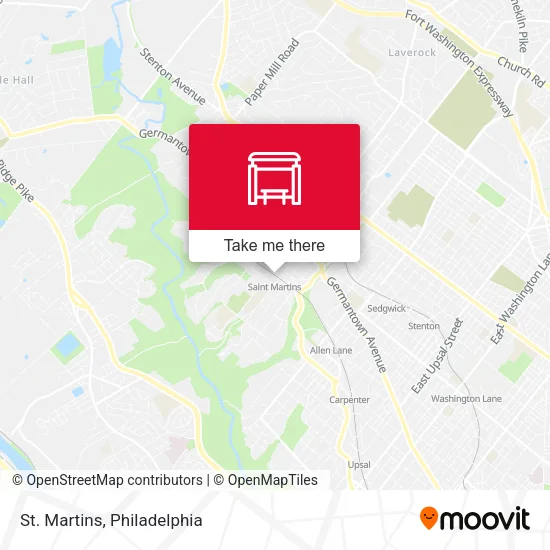 St. Martins map