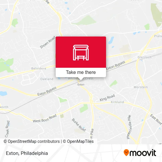 Mapa de Exton