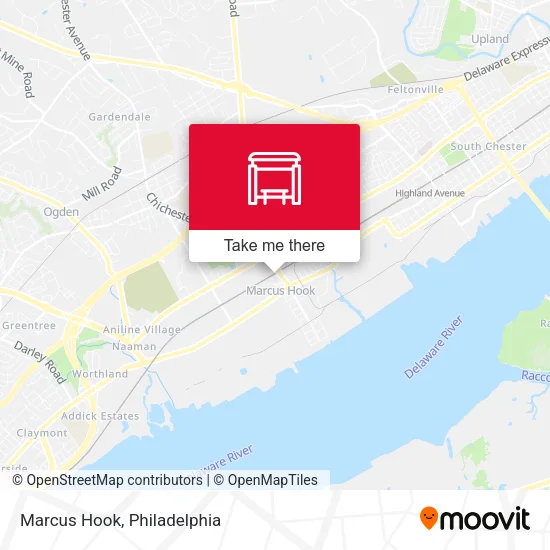 Marcus Hook map