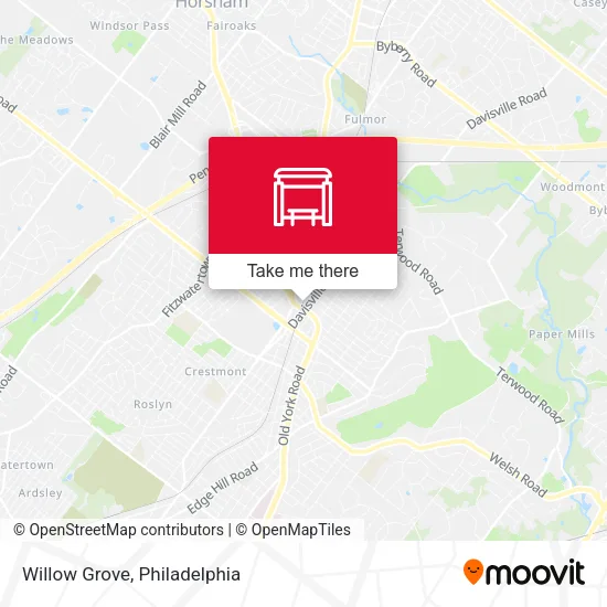 Mapa de Willow Grove