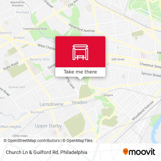 Church Ln & Guilford Rd map