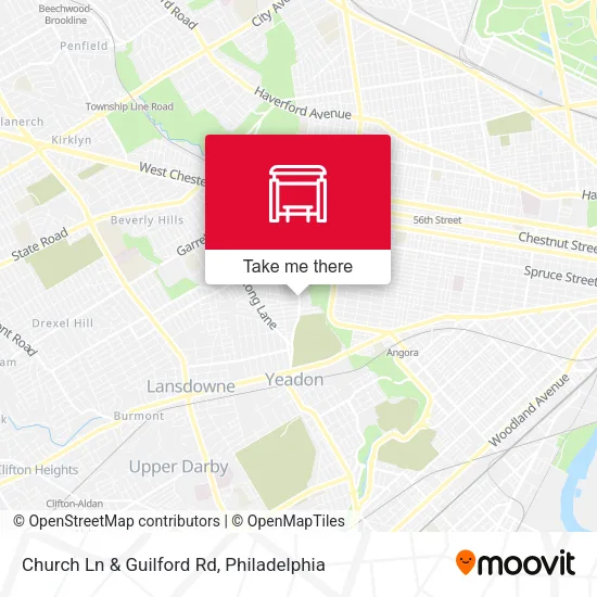 Church Ln & Guilford Rd map